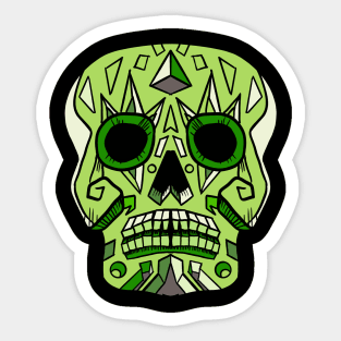 Candy Skull 4 Sticker